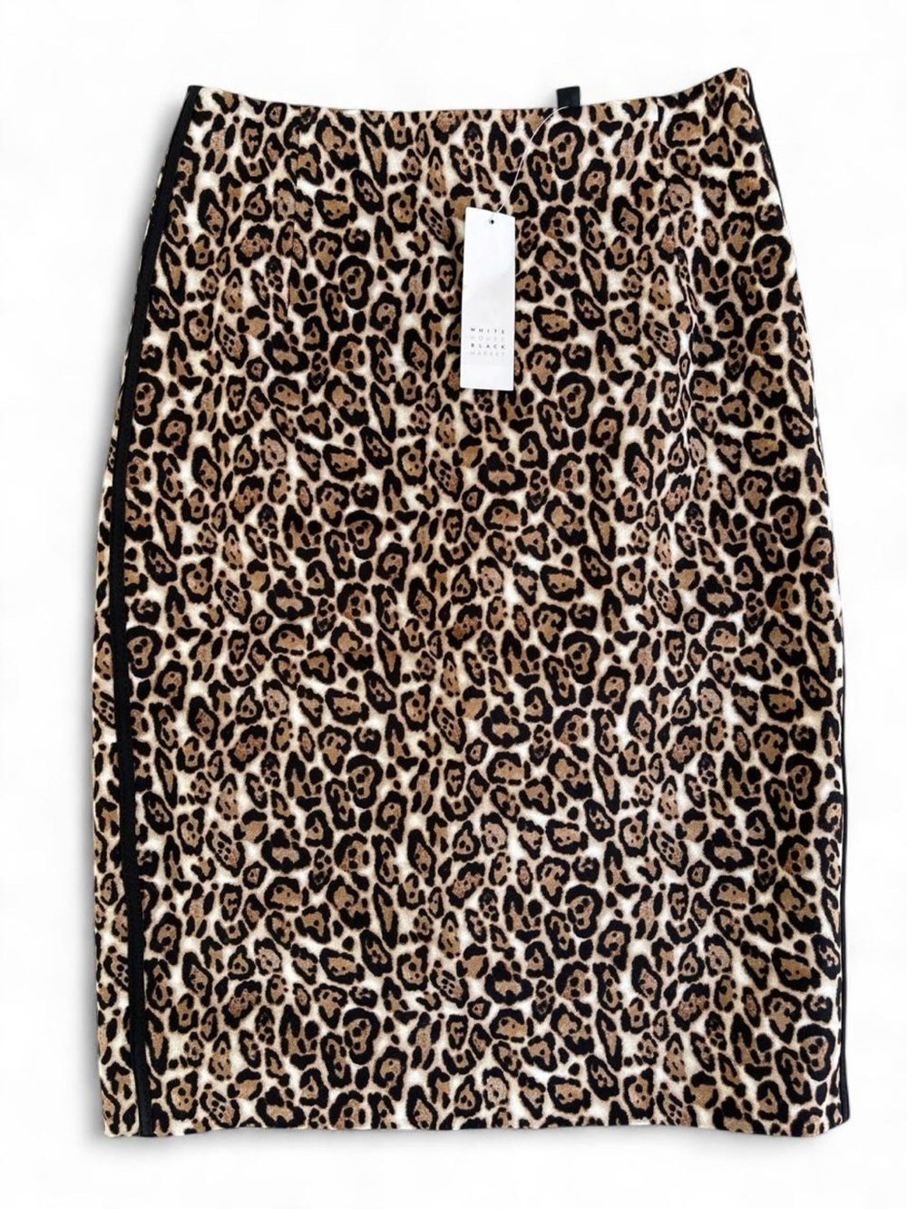 White House Black Market Leopard Print Pencil Skirt In Size 00P